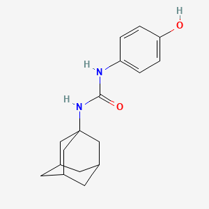 molecular formula C17H22N2O2 B10840174 1-Adamantan-1-yl-3-(4-hydroxy-phenyl)-urea 
