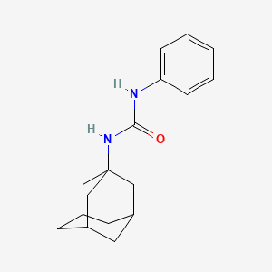 molecular formula C17H22N2O B10840175 1-Adamantan-1-yl-3-phenyl-urea CAS No. 113707-81-6