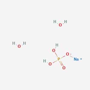 molecular formula H5NaO5P B108403 Sodium dihydrogen phosphate dihydrate CAS No. 13472-35-0