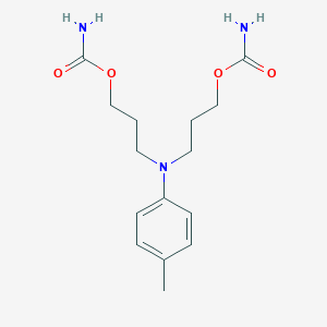molecular formula C15H23N3O4 B108407 p-Tolyl-N,N-dipropyl-3-dicarbamate CAS No. 19351-45-2