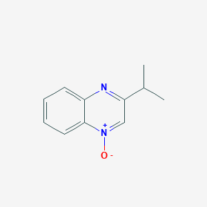 molecular formula C11H12N2O B108417 1-Oxido-3-propan-2-ylquinoxalin-1-ium CAS No. 16080-16-3