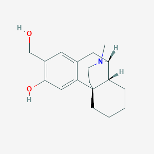 molecular formula C18H25NO2 B10841780 2-Hydroxymethyl-3-hydroxymorphinan 