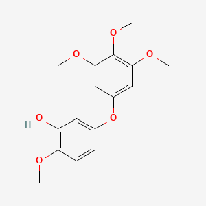 molecular formula C16H18O6 B10841824 2-Methoxy-5-(3,4,5-trimethoxy-phenoxy)-phenol 