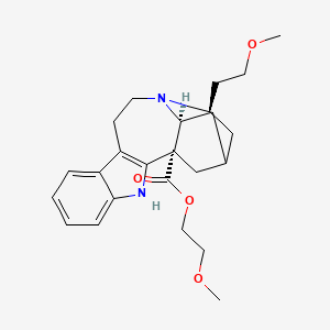 molecular formula C24H32N2O4 B10841826 2-Methoxyethyl 18-methoxycoronaridinate 