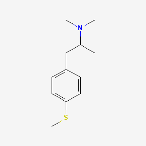 molecular formula C12H19NS B10841984 N,N-dimethyl-1-[4-(methylsulfanyl)phenyl]propan-2-amine 