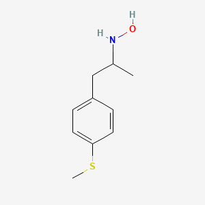 molecular formula C10H15NOS B10842043 2-N-Hydroxyamino-1-(4-methylthiophenyl)propane 
