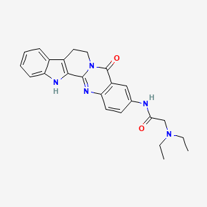 molecular formula C24H25N5O2 B10842261 3-(2-Diethylamino-acetamino)-rutaecarpine 