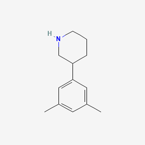 molecular formula C13H19N B10842316 3-(3,5-Dimethylphenyl)piperidine 
