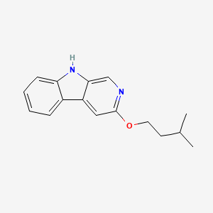 molecular formula C16H18N2O B10842367 3-(3-Methyl-butoxy)-9H-beta-carboline 