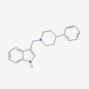 molecular formula C20H22N2 B10842480 3-(4-Phenyl-piperidin-1-ylmethyl)-1H-indole 
