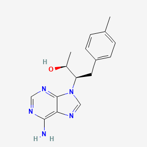 molecular formula C16H19N5O B10842519 3-(6-Amino-purin-9-yl)-4-p-tolyl-butan-2-ol 