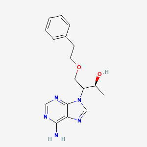 molecular formula C17H21N5O2 B10842522 3-(6-Amino-purin-9-yl)-4-phenethyloxy-butan-2-ol 