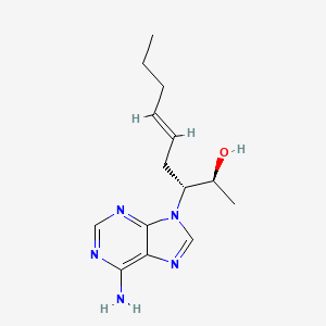 molecular formula C14H21N5O B10842528 3-(6-Amino-purin-9-yl)-non-5-en-2-ol 