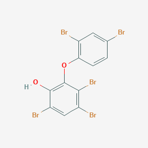 molecular formula C12H5Br5O2 B10842668 3,4,6-Tribromo-2-(2,4-dibromophenoxy)phenol CAS No. 497069-29-1
