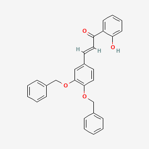 molecular formula C29H24O4 B10842707 3,4-Dibenzyloxy-2''-hydroxychalcone 