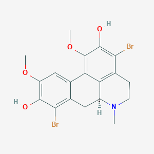 molecular formula C19H19Br2NO4 B10842718 3,8-Dibromoboldine 