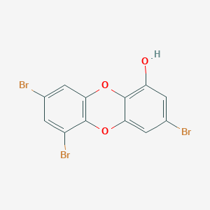 molecular formula C12H5Br3O3 B10842722 Spongiadioxin C CAS No. 460092-06-2