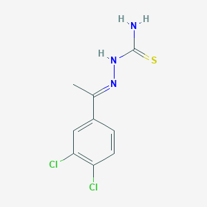 molecular formula C9H9Cl2N3S B10842734 3',4'-Dichloroacetophenonethiosemicarbazone 