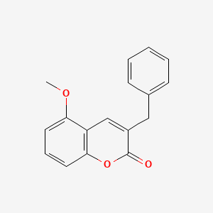 molecular formula C17H14O3 B10842850 3-Benzyl-5-methoxychromen-2-one 