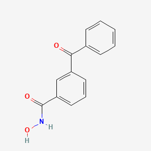 molecular formula C14H11NO3 B10842876 3-Benzoyl-N-hydroxy-benzamide 