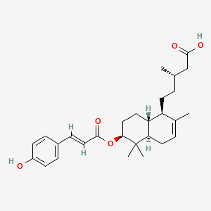 molecular formula C28H38O5 B10842920 Harbinatic acid 