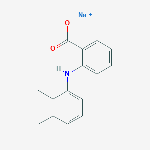 molecular formula C15H15NNaO2 B108430 Sodium mephenamate CAS No. 1804-47-3