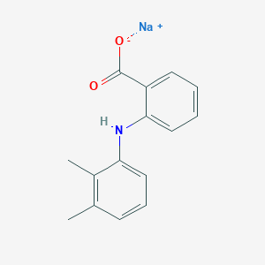molecular formula C15H14NNaO2 B108430 Sodium mephenamate CAS No. 1804-47-3