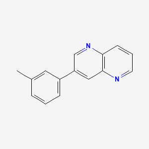 molecular formula C15H12N2 B10843114 3-m-Tolyl-1,5-naphthyridine 