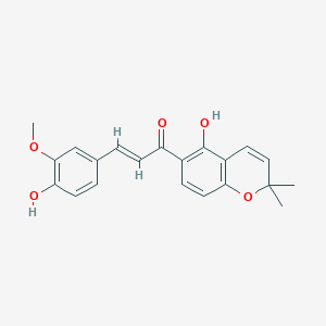 molecular formula C21H20O5 B10843115 Pongachalcone II 