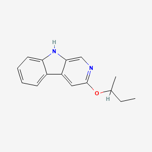 molecular formula C15H16N2O B10843177 3-sec-Butoxy-9H-beta-carboline 