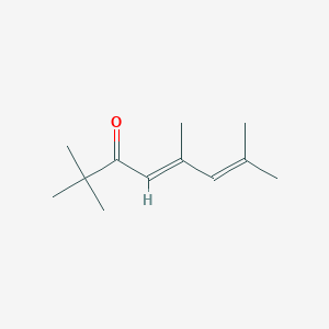 molecular formula C12H20O B108433 2,2,5,7-Tetramethyl-4,6-octadiene-3-one CAS No. 19377-97-0