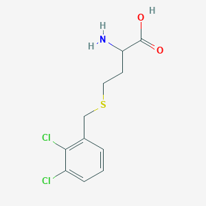 molecular formula C11H13Cl2NO2S B10843318 4-(2,3-Dichlorobenzylthio)-2-aminobutanoic acid 
