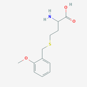 molecular formula C12H17NO3S B10843372 4-(2-Methoxybenzylthio)-2-aminobutanoic acid 