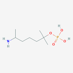 molecular formula C8H20NO4P B108434 5-Amino-1,1-dimethylhexyl dihydrogen phosphate CAS No. 18864-28-3