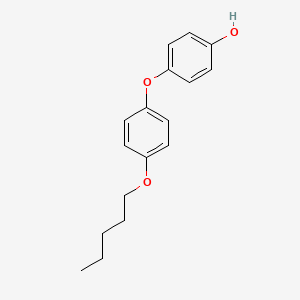 molecular formula C17H20O3 B10843518 4-(4-(Pentyloxy)phenoxy)phenol 