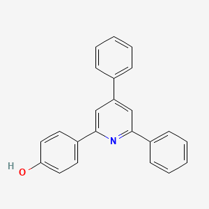 molecular formula C23H17NO B10843534 4-(4,6-Diphenylpyridin-2-yl)phenol 