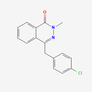 molecular formula C16H13ClN2O B10843549 4-(4-chlorobenzyl)-2-methylphthalazin-1(2H)-one 