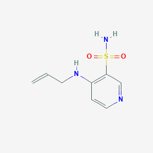 molecular formula C8H11N3O2S B10843646 4-(Allylamino)-3-pyridinesulfonamide CAS No. 76254-81-4