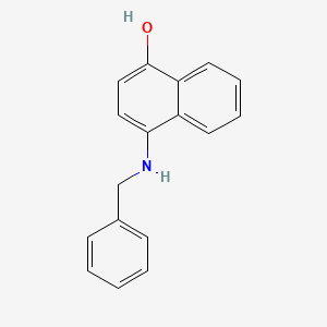 molecular formula C17H15NO B10843660 4-(Benzylamino)-1-naphthol 