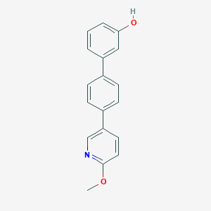 molecular formula C18H15NO2 B10843669 4''-(6-Methoxypyridin-3-yl)biphenyl-3-ol 