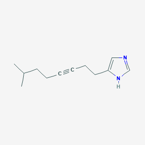 molecular formula C12H18N2 B10843676 4-(7-Methyl-oct-3-ynyl)-1H-imidazole 