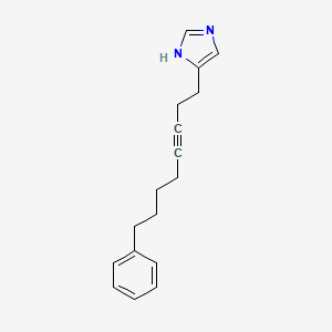 molecular formula C17H20N2 B10843686 4-(8-Phenyl-oct-3-ynyl)-1H-imidazole 
