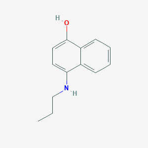 molecular formula C13H15NO B10843782 4-(Propylamino)naphthalen-1-ol 