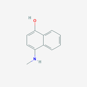 molecular formula C11H11NO B10843790 4-(Methylamino)naphthalen-1-ol 