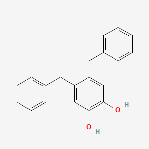 molecular formula C20H18O2 B10843860 4,5-Dibenzyl-1,2-benzenediol 