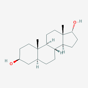 molecular formula C19H32O2 B108441 5alpha-Androstane-3beta,17alpha-diol CAS No. 5856-11-1