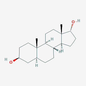 molecular formula C₁₉H₃₂O₂ B108441 5alpha-Androstane-3beta,17alpha-diol CAS No. 5856-11-1