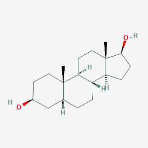 molecular formula C19H32O2 B108442 5β-雄烷-3β,17β-二醇 CAS No. 6038-31-9