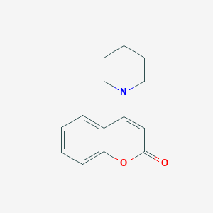 molecular formula C14H15NO2 B10844427 4-Piperidin-1-yl-chromen-2-one 