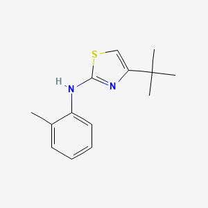 molecular formula C14H18N2S B10844470 4-tert-butyl-N-o-tolylthiazol-2-amine 